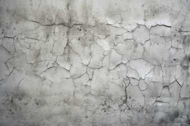 Görünür çatlak dokusuna sahip eski bir duvar kolajı. Pankart, arkaplan veya 3B haritalama için doku