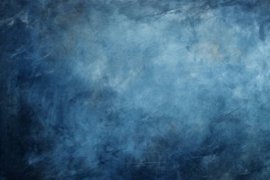 İşlenmiş koyu mavi alçı malzeme dokusu kolajı. Pankart, arkaplan veya 3B haritalama için doku