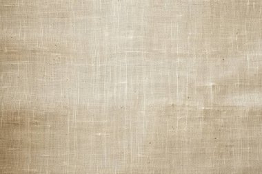 Eski sarı tuval kumaş dokusunun işlenmiş kolajı. Pankart, arkaplan veya 3B haritalama için doku