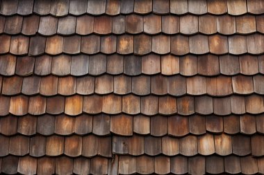 Kırsal ahır çatı kiremitleri yüzey dokusunun işlenmiş kolajı. Pankart, arkaplan veya 3B haritalama için doku