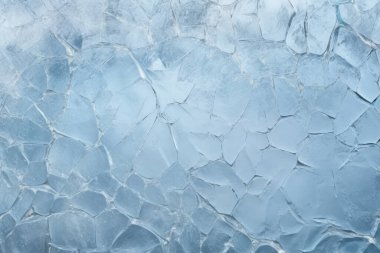 Kalın buz dokusundan oluşan işlenmiş kolaj. Pankart, arkaplan veya 3B haritalama için doku