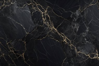 Siyah mermer desenli lüks kolaj. Pankart, arkaplan veya 3B haritalama için doku