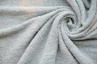İşlenmiş banyo havlusu kolajı ya da doku yığını. Pankart, arkaplan veya 3B haritalama için doku