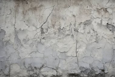 Görünür çatlak dokusuna sahip eski bir duvar kolajı. Pankart, arkaplan veya 3B haritalama için doku