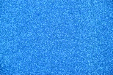 Parlak mavi parıltılı dokunun işlenmiş kolajı. Pankart, arkaplan veya 3B haritalama için doku