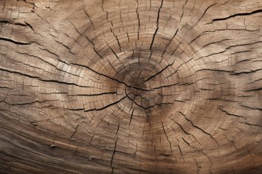 Çatlak ahşap yüzey dokusunun işlenmiş kolajı. Pankart, arkaplan veya 3B haritalama için doku