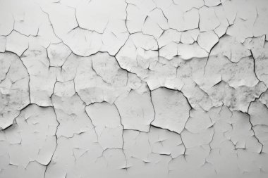 Çatlak yüzey dokusunun işlenmiş kolajı. Pankart, arkaplan veya 3B haritalama için doku