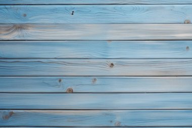 Açık mavi ahşap arkaplan dokusunun işlenmiş kolajı. Pankart, arkaplan veya 3B haritalama için doku
