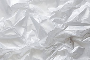 Şeffaf selofan plastik folyo dokusunun işlenmiş kolajı. Pankart, arkaplan veya 3B haritalama için doku