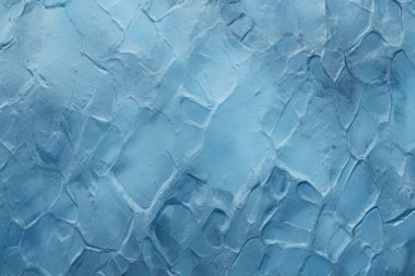 Kalın buz dokusundan oluşan işlenmiş kolaj. Pankart, arkaplan veya 3B haritalama için doku