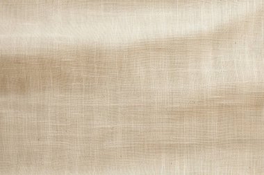 Eski sarı tuval kumaş dokusunun işlenmiş kolajı. Pankart, arkaplan veya 3B haritalama için doku