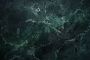 İşlenmiş kolaj, koyu yeşil parlak mermer dokular. Pankart, arkaplan veya 3B haritalama için doku