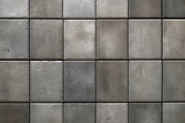 Gri mermer döşeme yüzey dokusundan işlenmiş kolaj. Pankart, arkaplan veya 3B haritalama için doku