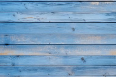 Açık mavi ahşap arkaplan dokusunun işlenmiş kolajı. Pankart, arkaplan veya 3B haritalama için doku