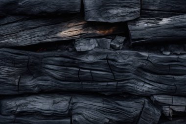 Tüten ahşap yüzey dokusunun işlenmiş kolajı. Pankart, arkaplan veya 3B haritalama için doku