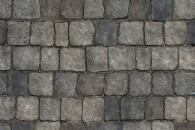 Eski sokak asfalt yüzey dokusunun işlenmiş kolajı. Pankart, arkaplan veya 3B haritalama için doku