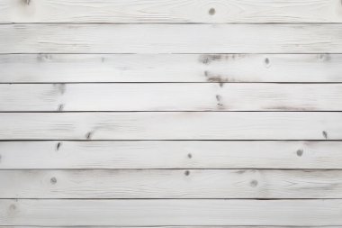 Eski beyaz ahşap duvar dokusunun işlenmiş kolajı. Pankart, arkaplan veya 3B haritalama için doku