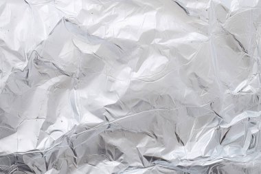 Şeffaf selofan plastik folyo dokusunun işlenmiş kolajı. Pankart, arkaplan veya 3B haritalama için doku