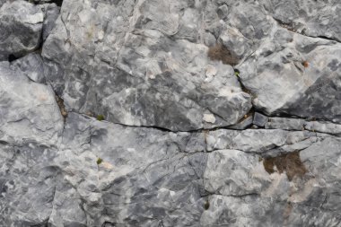 Dağ kayalığı kaya yüzey dokusunun işlenmiş kolajı. Pankart, arkaplan veya 3B haritalama için doku
