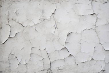 Çatlak yüzey dokusunun işlenmiş kolajı. Pankart, arkaplan veya 3B haritalama için doku