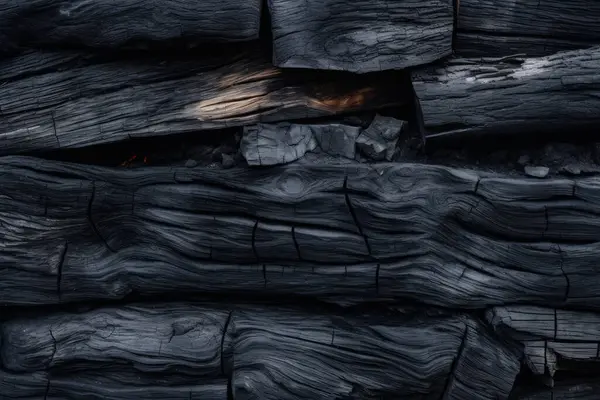 Tüten ahşap yüzey dokusunun işlenmiş kolajı. Pankart, arkaplan veya 3B haritalama için doku