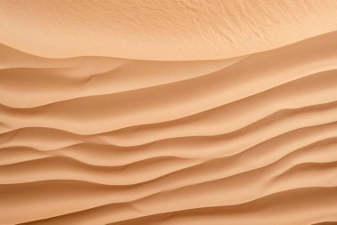 Çöl kumlarının işlenmiş kolajı yüzey dokusu. Pankart, arkaplan veya 3B haritalama için doku