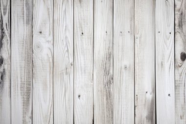 Eski beyaz ahşap duvar dokusunun işlenmiş kolajı. Pankart, arkaplan veya 3B haritalama için doku