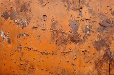 Eski paslı metal duvar yüzey dokusunun işlenmiş kolajı. Pankart, arkaplan veya 3B haritalama için doku