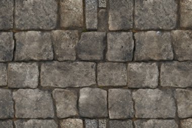 Eski sokak asfalt yüzey dokusunun işlenmiş kolajı. Pankart, arkaplan veya 3B haritalama için doku