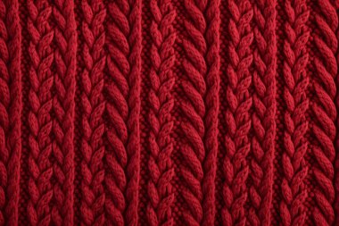 İşlenmiş örgü örgüleri, pamuk iplik dokusu kolajı. Pankart, arkaplan veya 3B haritalama için doku