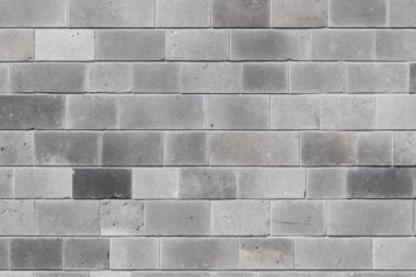 İşlenmiş gri beton brock duvar yüzey dokusu kolajı. Pankart, arkaplan veya 3B haritalama için doku