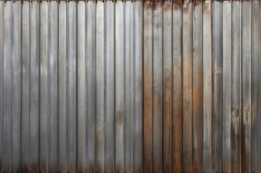 Paslı metal çit ya da gün ışığında işlenmiş kolaj. Pankart, arkaplan veya 3B haritalama için doku