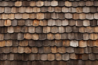 Kırsal ahır çatı kiremitleri yüzey dokusunun işlenmiş kolajı. Pankart, arkaplan veya 3B haritalama için doku