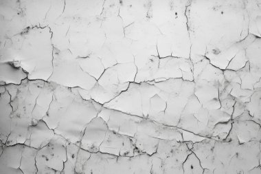 Çatlak yüzey dokusunun işlenmiş kolajı. Pankart, arkaplan veya 3B haritalama için doku