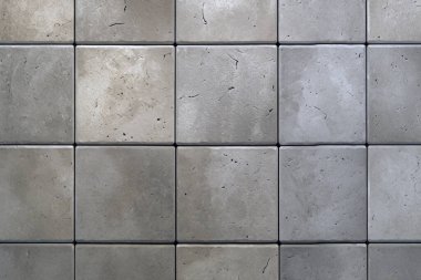 Gri mermer döşeme yüzey dokusundan işlenmiş kolaj. Pankart, arkaplan veya 3B haritalama için doku