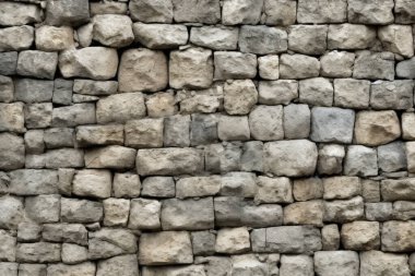 Antik taş işçiliği yüzey dokusunun işlenmiş kolajı. Pankart, arkaplan veya 3B haritalama için doku