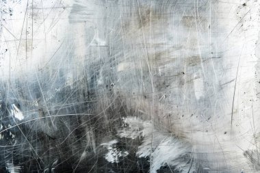 Silver 'ın fotoğrafı eski metal levhayı tırmalamış. Arkaplan veya haritalama için arkaplan dokusu