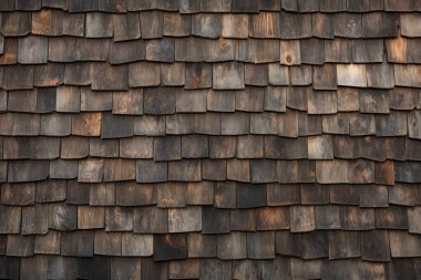 Kırsal ahır çatı kiremitleri yüzey dokusunun işlenmiş kolajı. Pankart, arkaplan veya 3B haritalama için doku