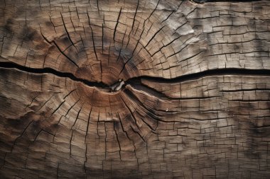 Eskimiş kahverengi ahşap malzeme dokusunun işlenmiş kolajı. Pankart, arkaplan veya 3B haritalama için doku