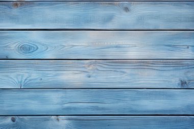 Açık mavi ahşap arkaplan dokusunun işlenmiş kolajı. Pankart, arkaplan veya 3B haritalama için doku