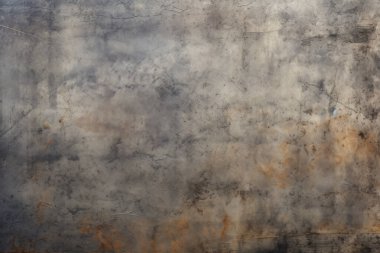 Gündüz vakti paslı metal yaprak dokusunun işlenmiş kolajı. Pankart, arkaplan veya 3B haritalama için doku