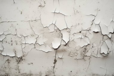 Çatlak yüzey dokusunun işlenmiş kolajı. Pankart, arkaplan veya 3B haritalama için doku