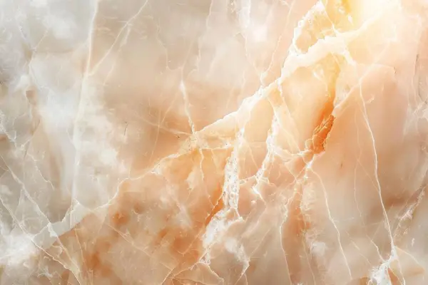 Beyaz damarlı sıcak kahverengi mutfak mermeri desenli fotoğraf. Arkaplan veya haritalama için arkaplan dokusu