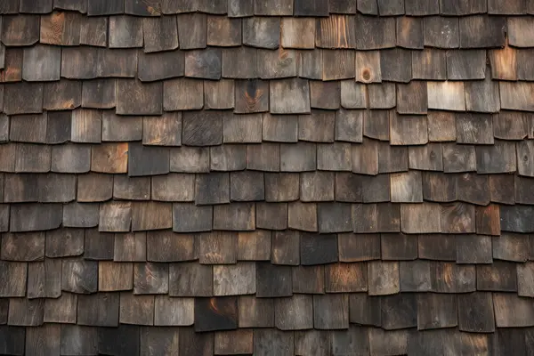 Kırsal ahır çatı kiremitleri yüzey dokusunun işlenmiş kolajı. Pankart, arkaplan veya 3B haritalama için doku