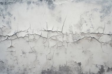 Çatlak yüzey dokusunun işlenmiş kolajı. Pankart, arkaplan veya 3B haritalama için doku