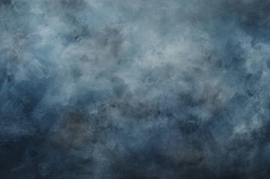 İşlenmiş koyu mavi alçı malzeme dokusu kolajı. Pankart, arkaplan veya 3B haritalama için doku