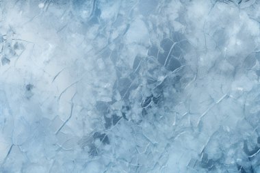 Kalın buz dokusundan oluşan işlenmiş kolaj. Pankart, arkaplan veya 3B haritalama için doku