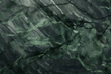 Gündüz vakti zarif yeşil mermer dokusunun işlenmiş kolajı. Pankart, arkaplan veya 3B haritalama için doku