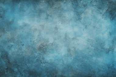 İşlenmiş koyu mavi alçı malzeme dokusu kolajı. Pankart, arkaplan veya 3B haritalama için doku