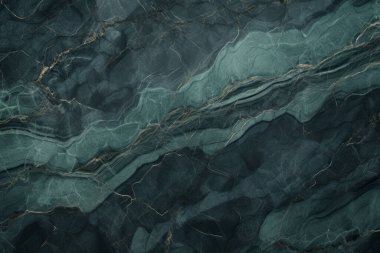 Gündüz vakti zarif yeşil mermer dokusunun işlenmiş kolajı. Pankart, arkaplan veya 3B haritalama için doku